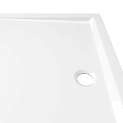 vidaXL Rectangular ABS Shower Base Tray White 70x100 cm