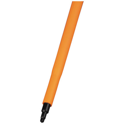 Klein Tools 6886INS Insulated Screwdriver, 1000V #1 Square Tip Screwdriver with 6-Inch Shank, Tip-Ident, Cushion-Grip Handle