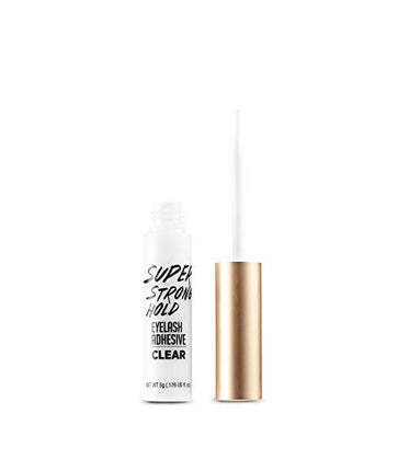 i•Envy Super Strong Hold Eyelash Adhesive, Waterproof, 48-Hour Long-Lasting Lash Glue, Latex-Free, Hypoallergenic, Quick-Drying with Brush-On Applicator for Strip Lashes (Clear, 2 Pack)