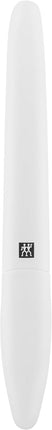 ZWILLING Ceramic Nail File (Coarse and Fine-Grained File Surfaces for Sensitive Nails with Protective Cap) Premium White 170mm
