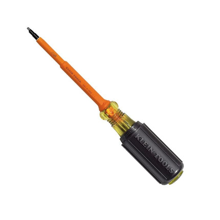 Klein Tools 661-4-INS Insulated Screwdriver, #1 Square Tip with 4-Inch Shank