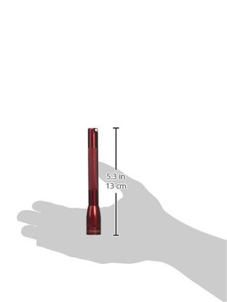 Maglite Mini AAA 2 Cell LED Flashlight Blister Pack - Red