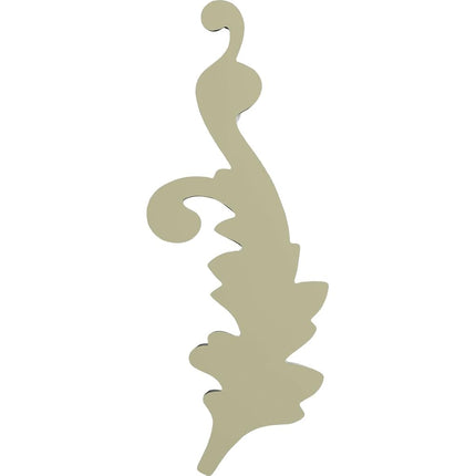 Ekena Millwork ONL04X10X01RB-L 3 5/8" W x 9 1/2" H x 7/8" P Robin Scroll Onlay, Left, White