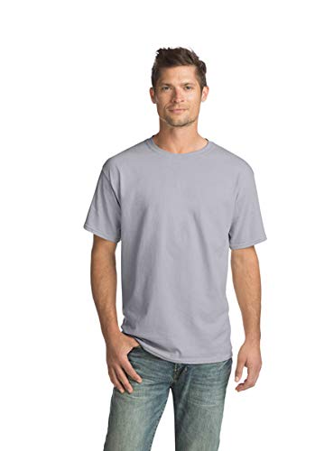 Hanes Men's ComfortSoft T-Shirt (Pack of 4),Sapphire,X Large
