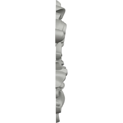 Ekena ONL09X11X01AT 9 1/4" W x 11 3/4" H x 1 1/8" P Attica Drop Onlay, Primed