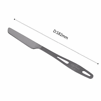 TOAKS SLV-02 Titanium 3-Piece Outdoor Cutlery Set