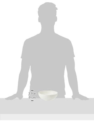 Villeroy & Boch 10-4264-3180 New Moon Round S, Stylish Bowl for Soups and Crisp Salads, Premium Porcelain, White, Dishwasher Safe
