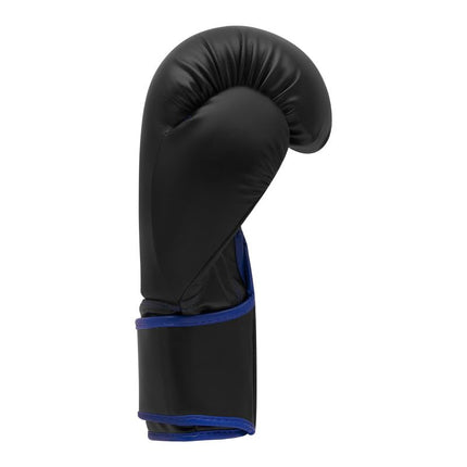 adidas Boxing Gloves - Hybrid 80 - for Boxing, Kickboxing, MMA, Bag, Training & Fitness - Boxing Gloves for Men & Women - Weight (6 oz, Black/Blue)