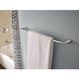 Moen YB2318BN Glyde Towel Bar, 18", Brushed Nickel