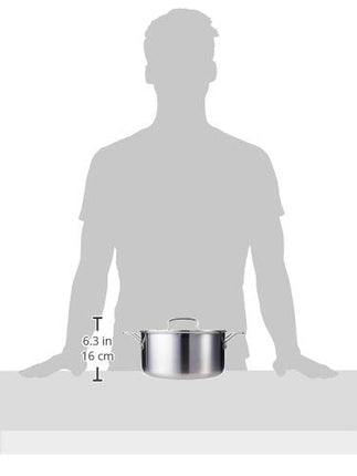 CUISINART MCP44-24N MultiClad Pro Stainless 6-Quart Saucepot with Cover, Silver