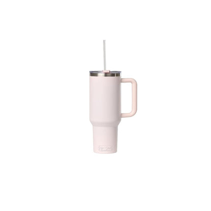 Sip+Sea Cayman 40 oz Stainless Steel Tumbler with Handle, Lid, and Straw | Double Wall Vacuum Insulated