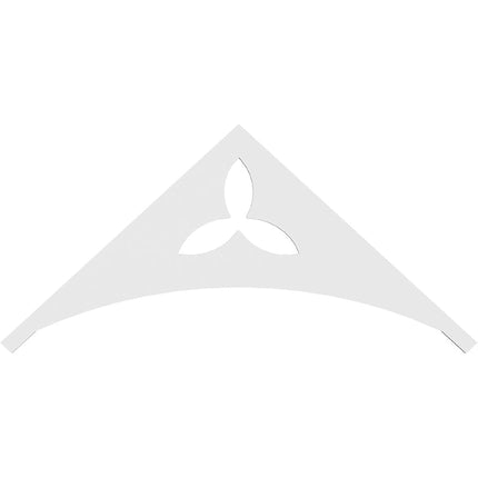 Ekena GPP048X022X100NAP Gable Pediment, Primed, 48" W x 22" H x 1" P (11/12)