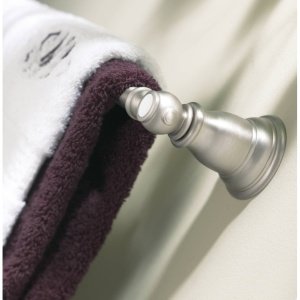 Moen YB5408BN Kingsley Pivoting Toilet Paper Holder, Brushed Nickel