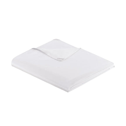 Sleep Philosophy Duvet Cover Queen Size Waterproof Comforter Protector for All Seasons, 3M Scotchgard Moisture Wicking Treatment Duvet Protector with Zipper Flap White