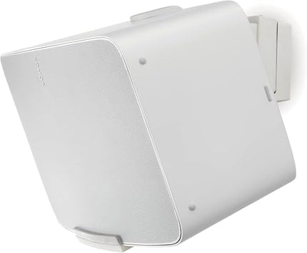 Flexson Wall Mount for Sonos Five and Play:5, Single pack in White, Swivels and Tilts