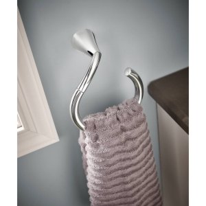 Moen YB2386BN Anneau porte-serviette Glyde, nickel brossé