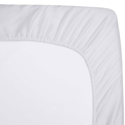 Protector de colchón acolchado impermeable de microfibra suave para cuna y cama infantil American Baby Company, blanco, 52"x28"x9"