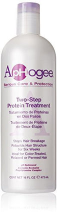 Aphogee Two-step Treatment Protein Conditioner for Damaged Hair 16 oz. (473 ml) - Bottle, 1 lb