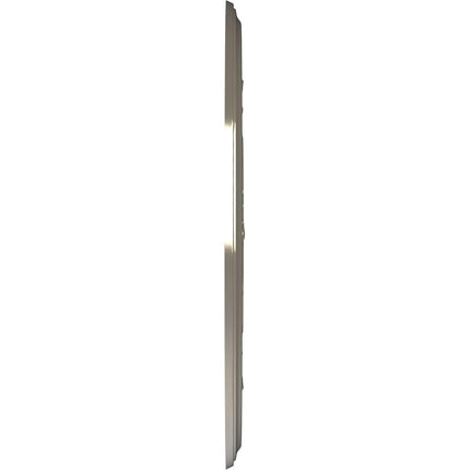 Ekena Millwork CMP19BABCR Baltimore Thermoformed PVC Ceiling Medallion (Fits Canopies up to 7 3/4"), 19"OD x 3 1/2"ID x 1"P, Bright Coat Chrome