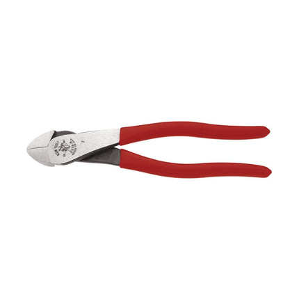 Klein Tools D238-8 Pliers, Diagonal Cutting Pliers with Angled Head, Short Jaws and High-Leverage Design, 8-Inch