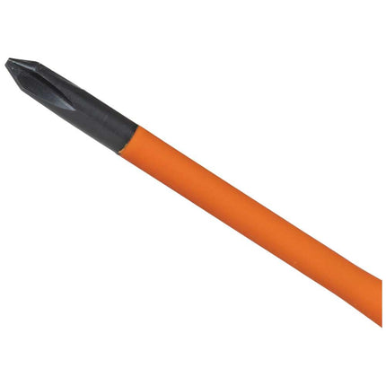 Klein Tools 6956INS Insulated Screwdriver, 1000V Slim Profile Tip, #1 Phillips with 6-Inch Shank, Cushion-Grip Handle