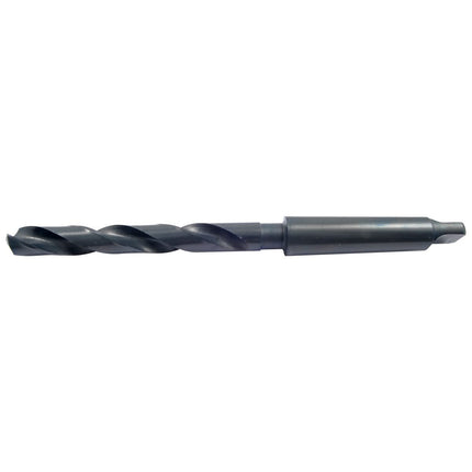 HHIP 5302-3044 High Speed Steel 3MT Taper Shank Drill, 118 Degree Split Point, 11/16" Diameter X 5-3/8" Flute Length X 10" Overall Length