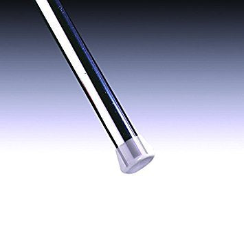 Shepherd Hardware 8610E Clear 3/4-Inch Inside Diameter Rubber Chair Leg Tips, 24-Pack
