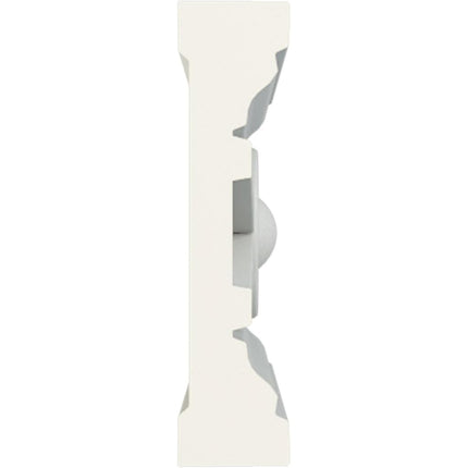 Endurathane Large Federal Chair Rail, 3 1/8"H x 3/4"P x 94 1/2"L, (3 7/8"Repeat), Factory Primed (2-Pack)