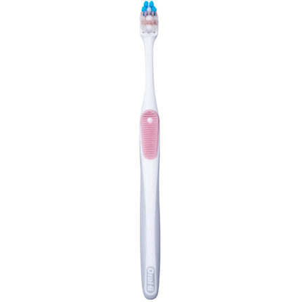 Oral-B Gum Care Extra Soft Toothbrush for Sensitive Teeth and Gums, Compact Small Head, (Colors Vary) - Pack of 6