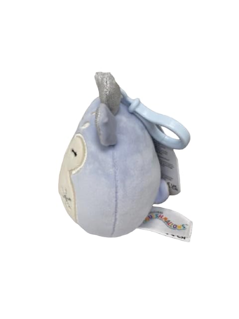 Squishmallows Official KellyToy Christmas 2023 Holiday Clip-on 3.5-inch Plush (Farryn Fawn Reindeer)