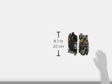 O'Neal Jump Gloves with Crank Graphic (Black/Multicolor, Size 9)