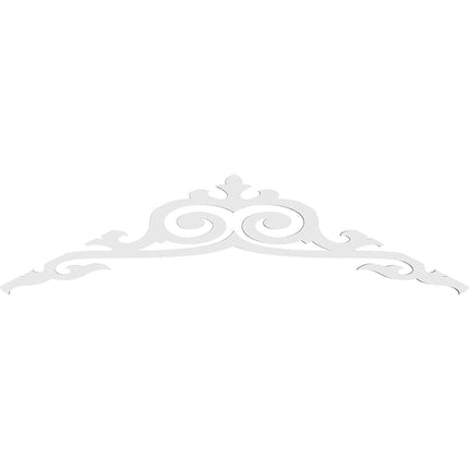 Ekena GPP060X015X100BAI Gable Pediment, Primed, 60" W x 15" H x 1" P (6/12)