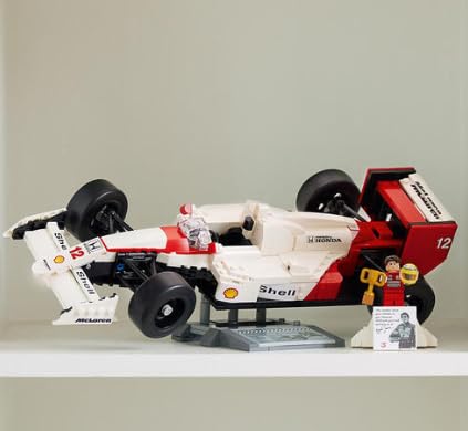 LEGO Icons McLaren MP4/4 y Ayrton Senna Modelo de Auto para Adultos 10330