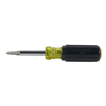 Klein Tools 32476 5-in-1 Multi-Bit Screwdriver/Nut Driver with 2 Slotted, 2 Philips, and 1 Nut Driver Tip