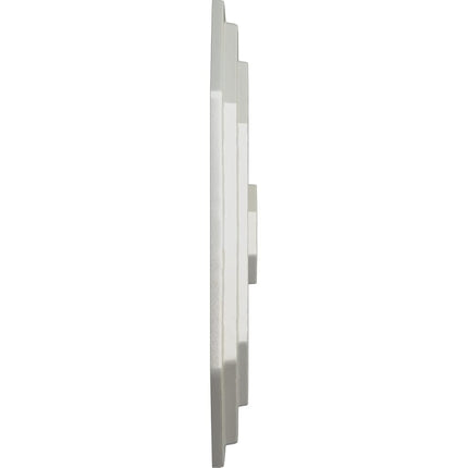 Ekena Millwork CM25FEFBS Felix Ceiling Medallion, 25 1/4"W x 17 1/4"H x 1 3/4"P, Hand-Painted Flash Blue