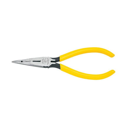 Klein Tools 71980 Long Nose Pliers with Curved Han