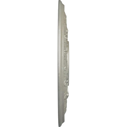 15 3/8"OD x 4 1/4"ID x 1 1/2"P Baltimore Ceiling Medallion (Fits Canopies up to 5 1/2"), Hand-Painted Flash Gold