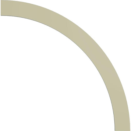 Ekena Millwork CR22MD Middlesborough Roof Ring for Eggs and Darts - 1/4 Full Circle - White