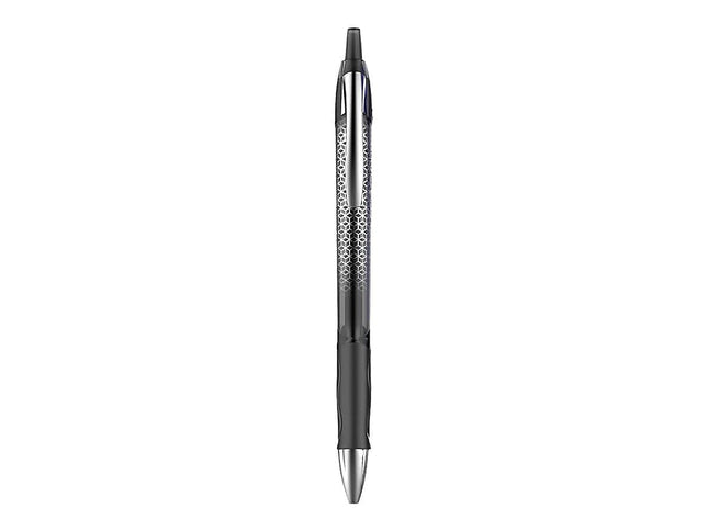 BiC Gel-Ocity Ultra Retractable Gel Pen, Black, 12-Count