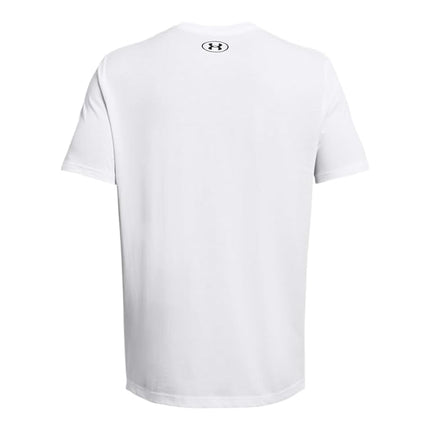 Under Armour UA Sportstyle Logo Update SS - Short Sleeve - Tops - White/Black - Size: MD