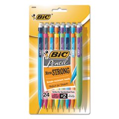 Xtra-Strong Mechanical Pencil, 0.9mm, Assorted, 24/Pack
