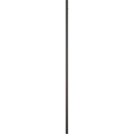 12"W x 64"H Mid-America Vinyl, Standard Size Cathedral Top Center Mullion, Open Louver Shutter, w/Installation Shutter-Lok's & Matching Screws (Per Pair), 010 - Musket Brown