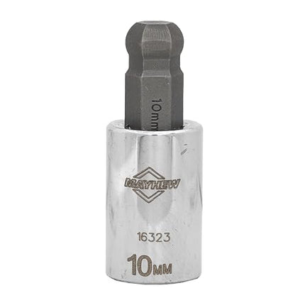 Mayhew Tools 16023 Metric Ball Hex Socket Bit Set, 7-Piece, Polished Chrome