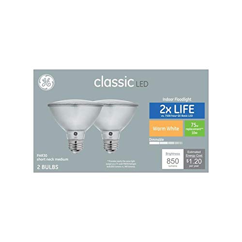 GE Classic 2-Pack 75 W Equivalent Dimmable Warm Wh
