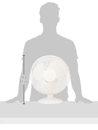Ventilador de mesa Lasko de 3 velocidades y 12"-Blanco, 1, 2012