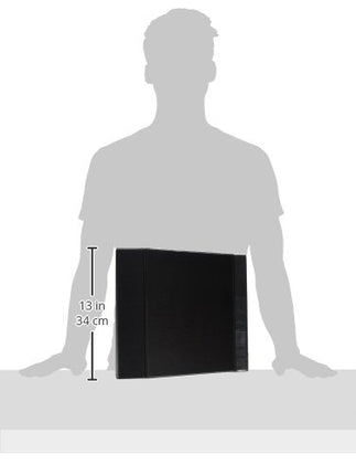 Classeur à 3 anneaux Avery Durable, anneaux EZD One Touch de 5 po, porte-étiquette, 1 classeur noir (08901)