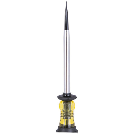 Klein Tools 6013K Slotted Screw-Holding Screwdriver, 3/16-Inch Split-Blade Flat Head Driver, Positive Gripping Action, Cushion Grip Handle