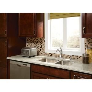 Moen Belfield One-Handle High Arc Kitchen Faucet with Side Spray, Chrome (7245C)