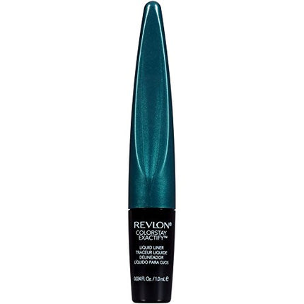 Revlon ColorStay Exactify Liquid Liner, Mermaid Blue, 0.03 Fl Oz/ 8.9ml