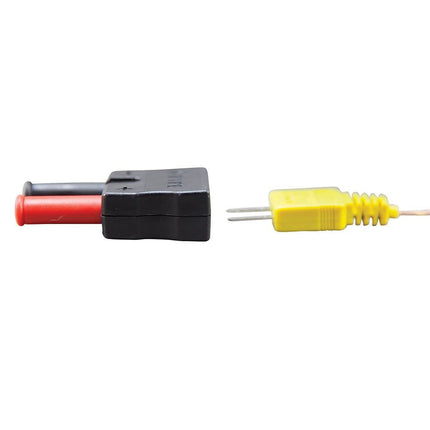 K Type Thermocouple, High Temperature Thermocouple Measures 0 to 480 Degrees Celcius, with Adapter Klein Tools 69142